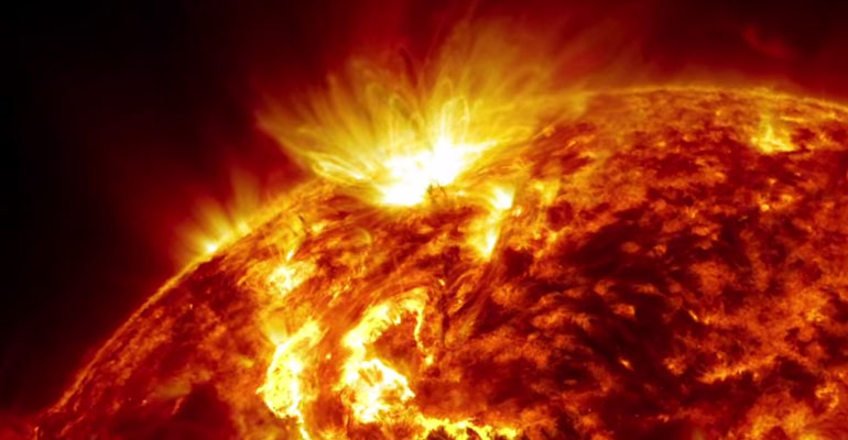 sun from space